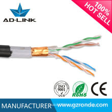 24awg ethernet cable 2 pair ftp cat 6e outdoor cable